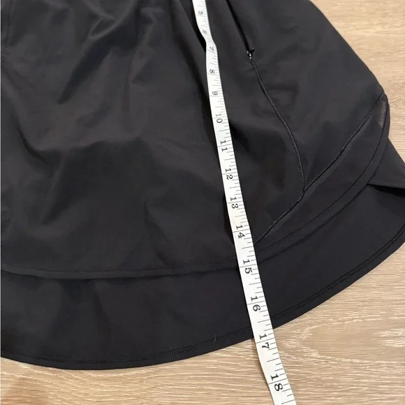 Lululemon Hotty Hot High-Rise Running Skirt Black Size 4 Built-In Liner - Picture 8 of 11